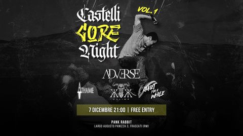 Castelli Core Night Vol.1 - Il punto di riferimento per la musica dal vivo della rinata scena alternative dei Castelli Romani